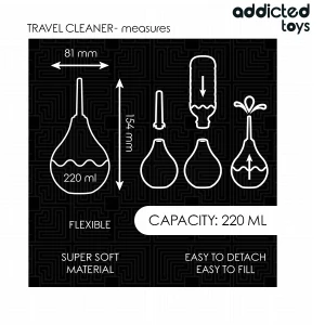 ADDICTED TOYS - DETERGENTE ANALE DA VIAGGIO TAGLIA L 220 ML